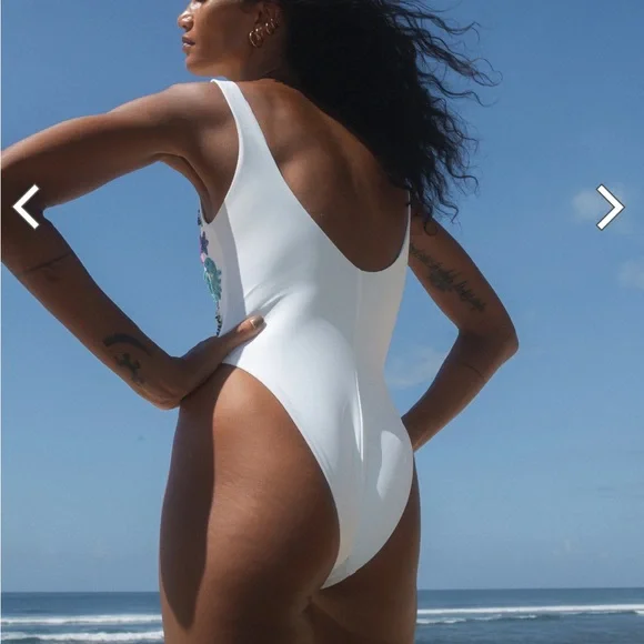 Oceanus Arizona beaded one piece swimsuit - Picture 3 of 7